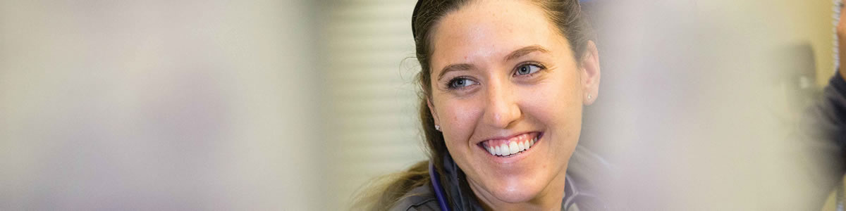 Woman Medical Student Smiling