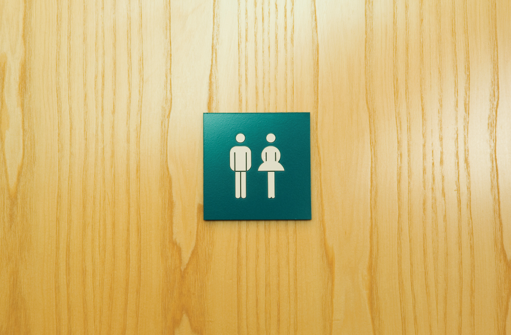 Bathroom sign