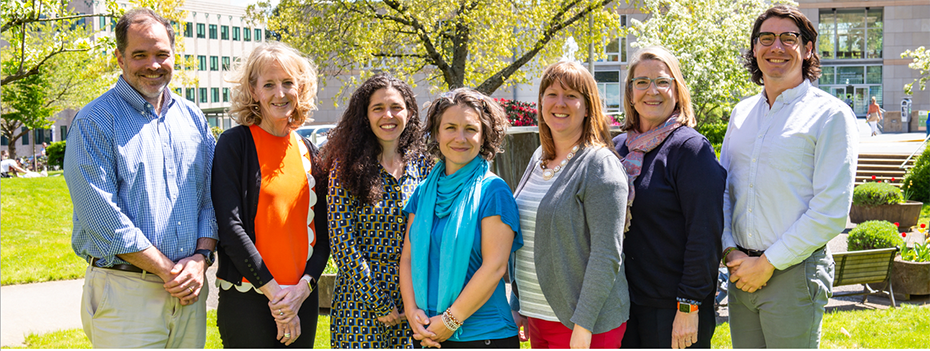 A group photo of OHSU Doernbecher Children's Hospital's Pediatric Palliatice Care team.
