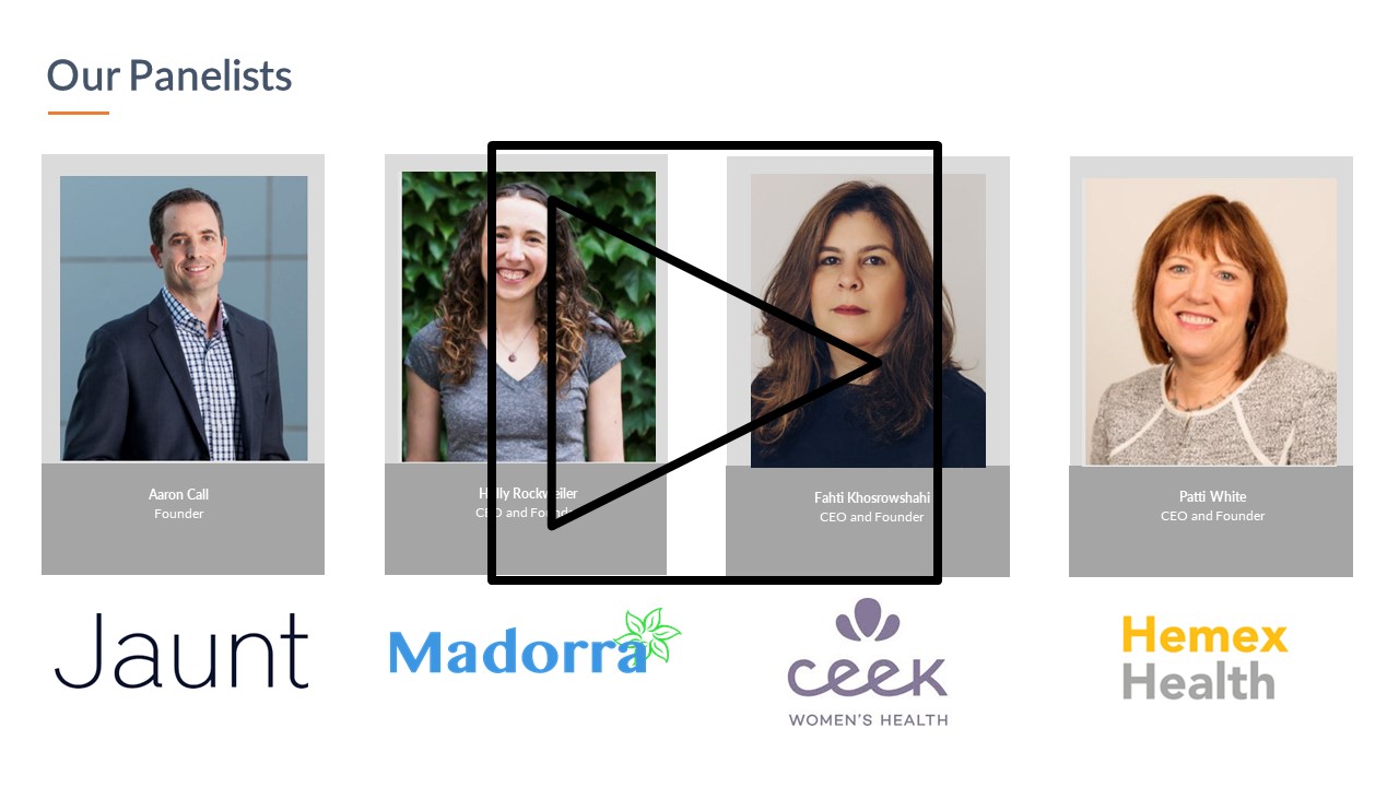 Invent Panelists: Aaron Call, Holly Rockweiler, Fahti Khosrowshahi, and Patti White