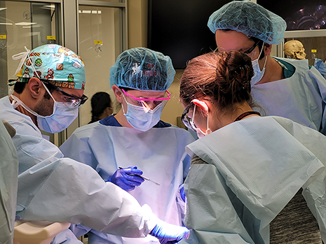 Orthopaedic residents building operative skills at VirtuOHSU