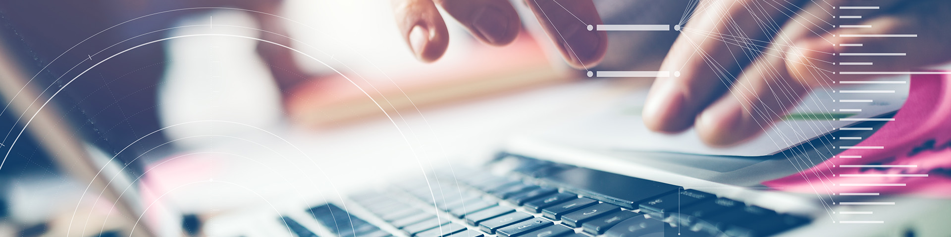Hands typing on a laptop. Image courtesy of Getty Images