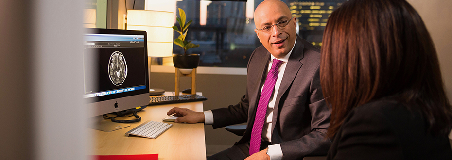 Dr. Ahmed Raslan, a neurosurgeon on our team, specializes in the surgical treatment of facial and other chronic pain. He is also an accomplished facial pain researcher.