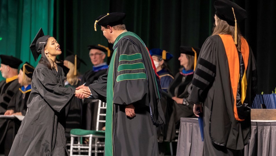 RT Student at OHSU Convocation
