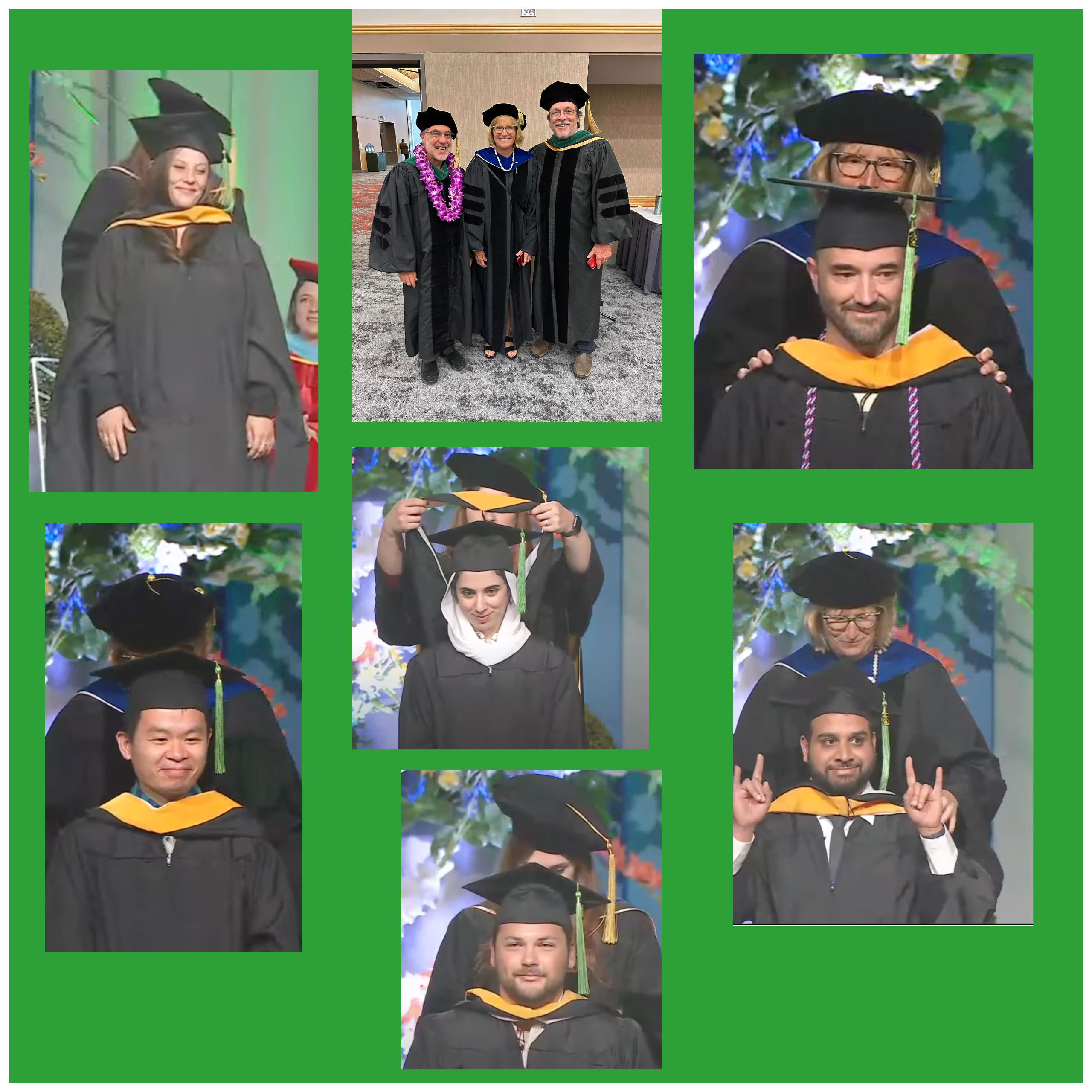 Hooding photos of DMICE grads