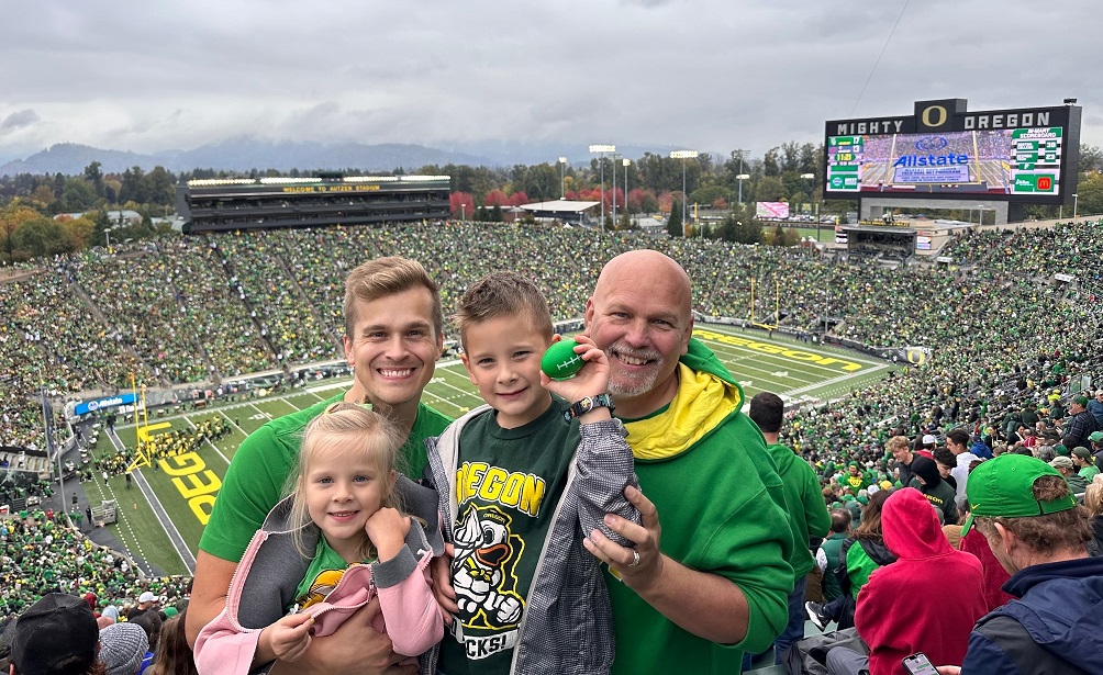 OHSU Pediatric Anesthesiology Fellow Dr. John Riley at Duck Game