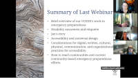 Webinar - Including Disability Communities in Emergency Preparedness: Part 2