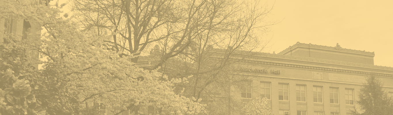 Banner for the Paths to Leadership program, featuring OHSU's Mackenzie Hall building
