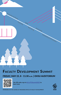 Poster for the 2025 Faculty Development Summit