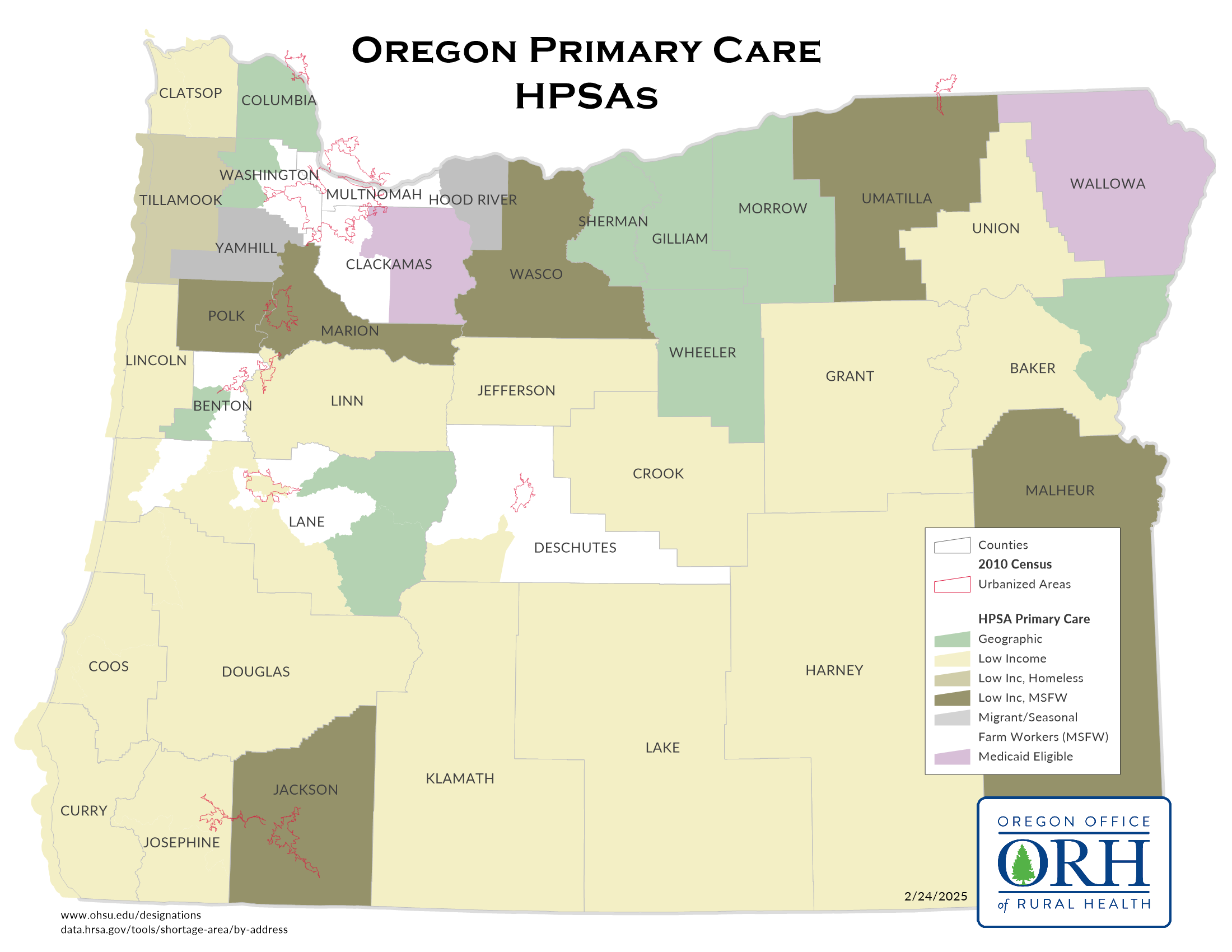 HSPA Map