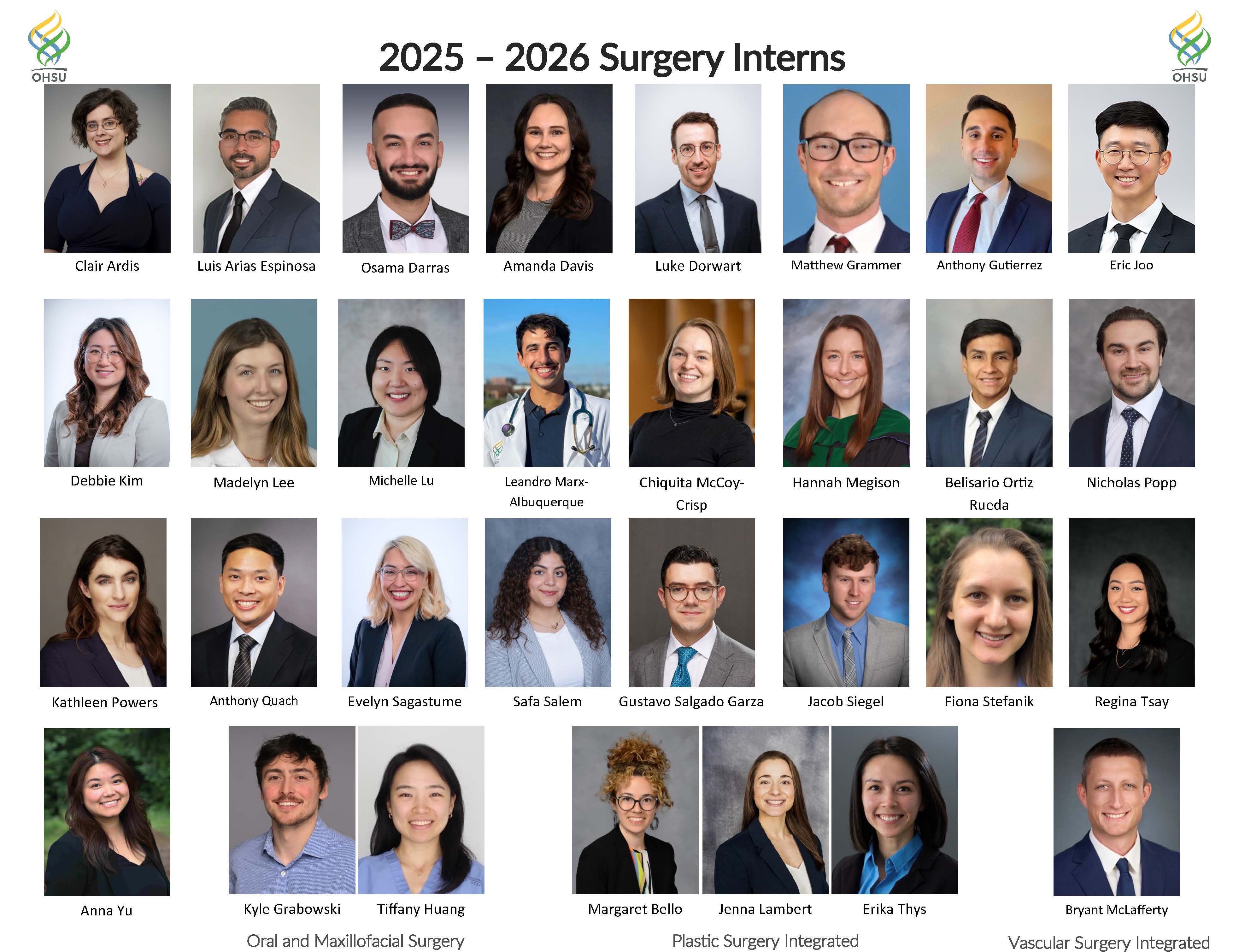 SOM | Surgery Residents | 25-26 Interns