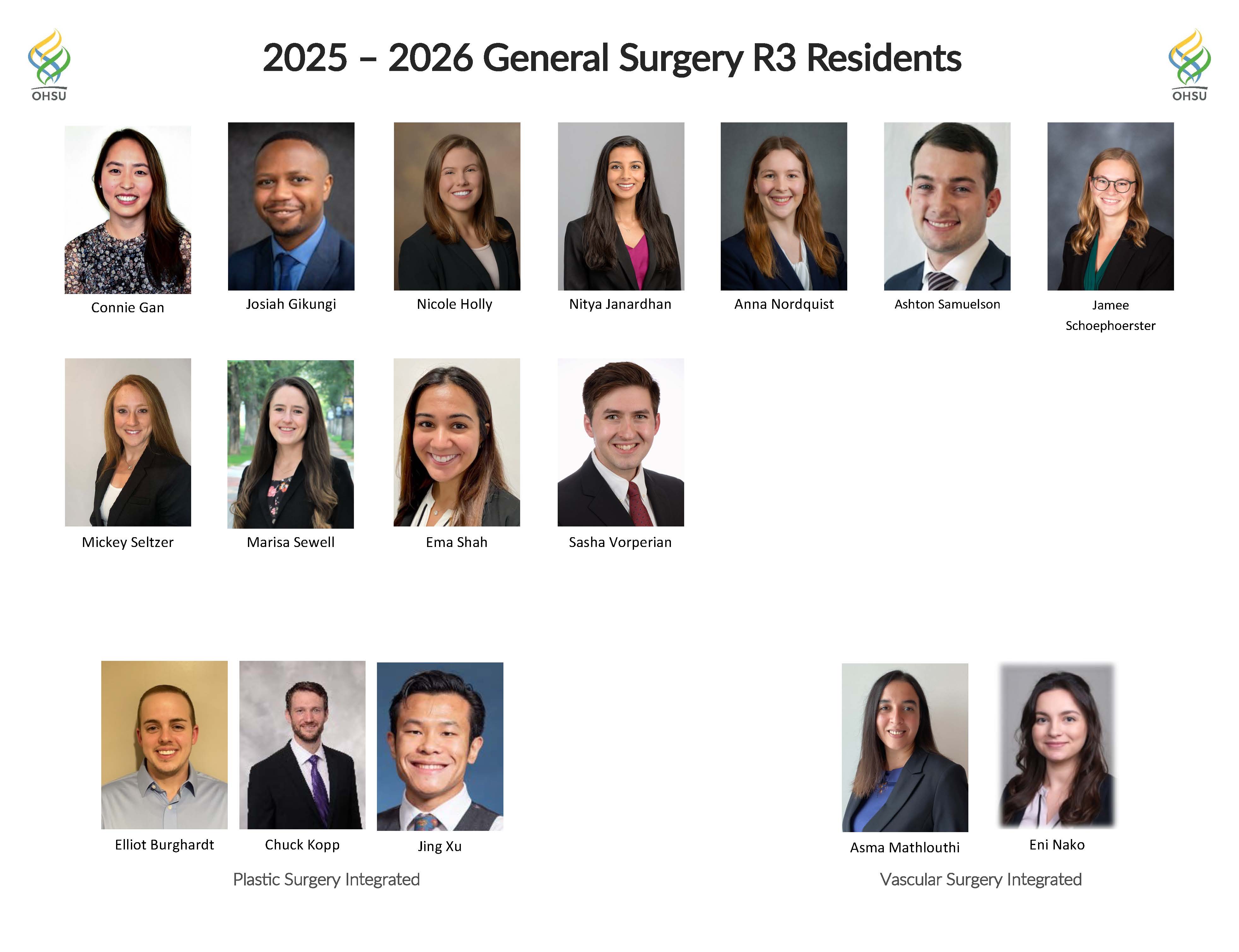 SOM | Surgery Residents | 25-26 R3