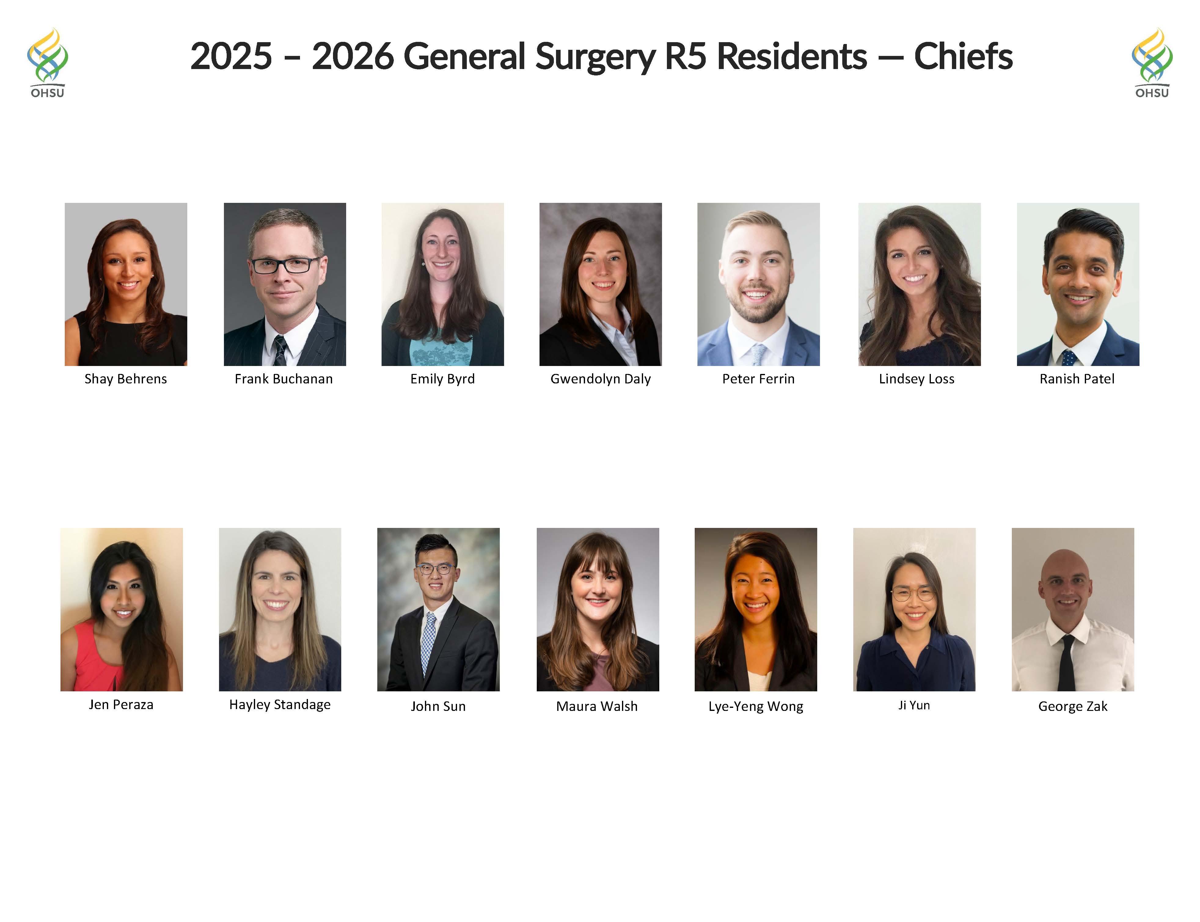 SOM | Surgery Residents | 25-26 R5