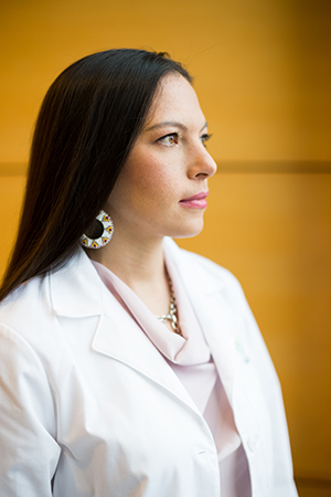 A portrait of Dr. Amanda Bruegl.